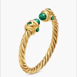 David Yurman RENAISSANCE® RING
18K Yellow Gold with Emeralds, 2.3mm